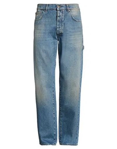 Paura Man Jeans Blue Size 34 Cotton