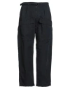 Paura Man Pants Midnight Blue Size L Cotton In Blue