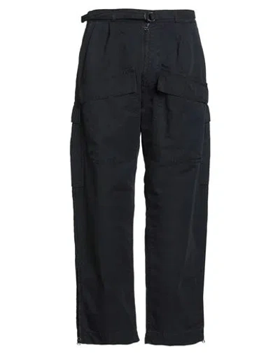Paura Man Pants Midnight Blue Size L Cotton