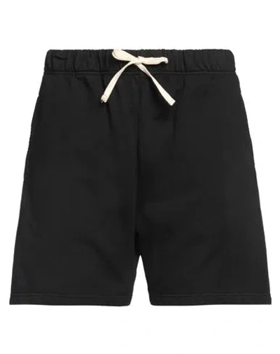 Paura Man Shorts & Bermuda Shorts Black Size L Cotton