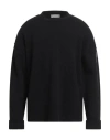 Paura Man Sweater Black Size L Wool, Polyamide