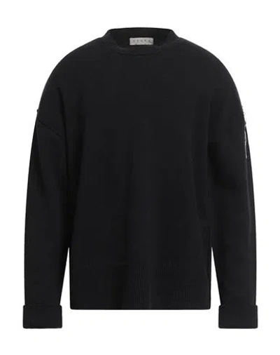 Paura Man Sweater Black Size L Wool, Polyamide