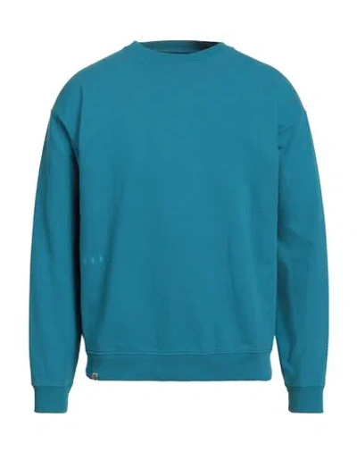 Paura Man Sweatshirt Deep Teal Size Xs Cotton In Green