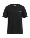 Paura Man T-shirt Black Size Xl Cotton In Black