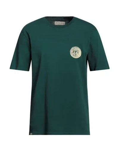Paura Man T-shirt Green Size L Cotton