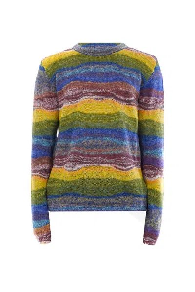 Paura Multicolor Knitwear Sweater For Men