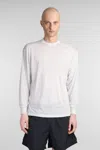 Paura Obi T-shirt In Grey Cotton In Grey