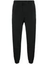Paura Logo-embellished Cotton Track Pants In Black