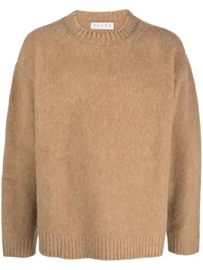 PAURA RIBBED-TRIM VIRGIN WOOL JUMPER