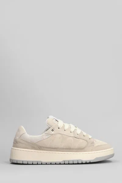 Paura Santha 2 Sneakers In Beige Suede