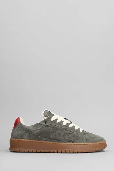 Paura Santha 2 Trainers In Grey Suede