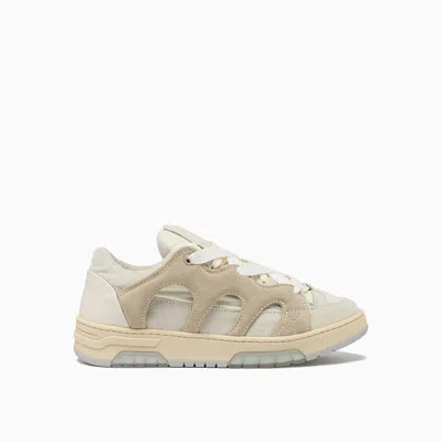 Paura Logo-debossed Low-top Sneakers In White