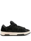 Paura Santha Panelled Sneakers In Black