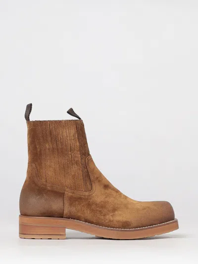 Paura Shoes Men Color Leather In Brown