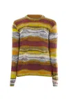 Paura Di Danilo  Multicolor Mohair/polyester Blend Knitwear In Multicolor