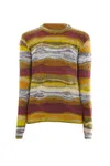 Paura Di Danilo  Multicolor Mohair/polyester Blend Knitwear In Multicolor