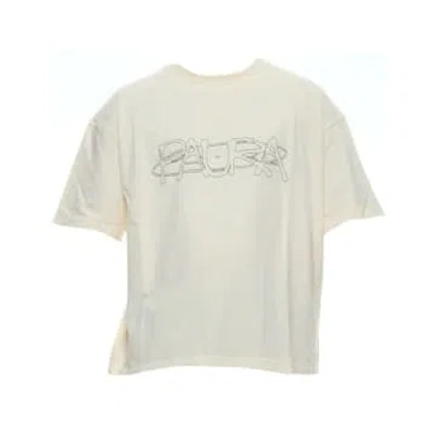Paura T-shirt For Man T-shirt Cosmic Costa Oversized In White