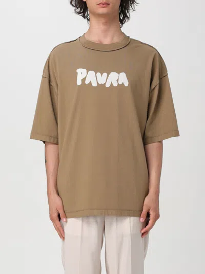 Paura T-shirt  Men Color Mud In Brown