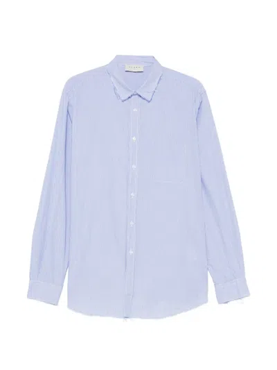 Paura Talete Striped Shirt In Blue