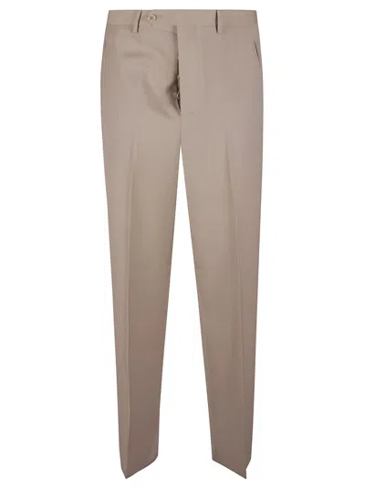 Paura Troy Classic Trousers In Sand