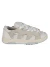 Paura Santha 1 Original Sneakers In Beige Suede In Cream