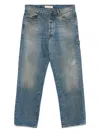 Paura Vesta Single Knee Work Pants Clothing In Blau