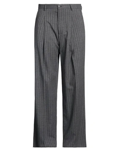 Paura Woman Pants Grey Size 12 Virgin Wool