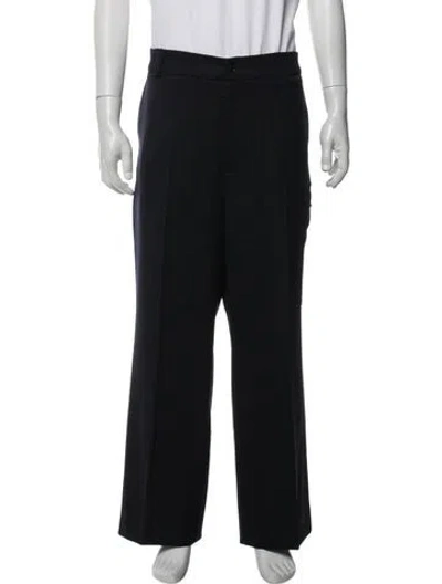 Pre-owned Paura Wool Dress Pants In Black