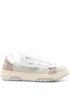 Paura Santha Model 2 Beige Leather Sneakers In White