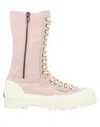 Paura X Superga Ankle Boots In Pink