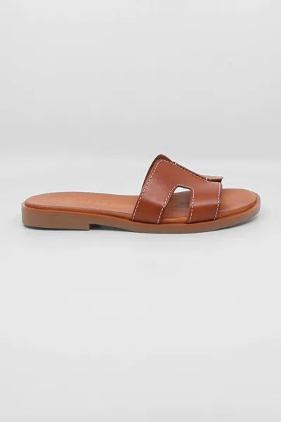 Pavement Women's Pam Leather Sandals In Tan In Multi