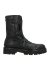 Pavin Woman Ankle Boots Black Size 6.5 Leather In Black
