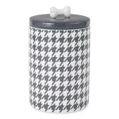 Paw And Tail Paw & Tail 74 Oz. Pet Treat Jar In Black