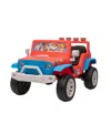 Paw Patrol 12v Ride-on Jeep In Red