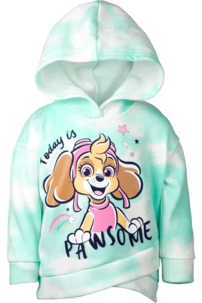 Paw Patrol Kids'  2-piece Fleece Hoodie And Leggings Set In Skye Aqua Navy