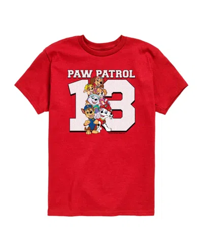 Paw Patrol Babies' Boys' Toddler 2t-5t  Graphic Short-sleeve T-shirt In Red