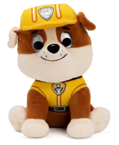 Paw Patrol Kids' Gund  Rubble Plush Toy In Multicolor