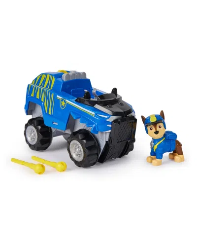 Paw Patrol Kids' Jungle Pups, Chase Tiger Vehicle, Toy Truck With Collectible Action Figure In Blue