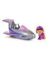 PAW PATROL JUNGLE PUPS, SKYE FALCON VEHICLE, TOY JET WITH COLLECTIBLE ACTION FIGURE