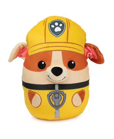Paw Patrol Kids' Rubble Squish Plush, Official Toy From The Hit Cartoon, Squishy Stuffed Animal In No Color