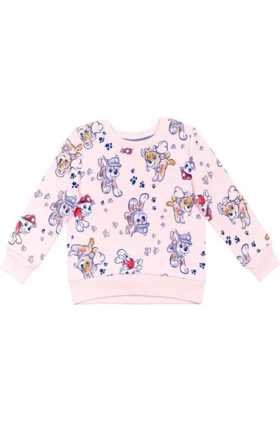 Paw Patrol Kids'  Sensory Friendly Pullover Sweatshirt In  Pink