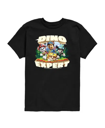 Paw Patrol Babies' The Movie Dino Expert Pups Toddler Boys' 2t-5t Short-sleeve Graphic T-shirt In Black