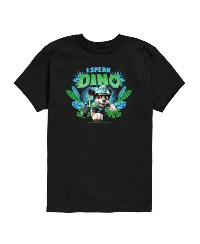 Paw Patrol Babies' The Movie I Speak Dino Toddler Boys' 2t-5t Short-sleeve Graphic T-shirt In Black