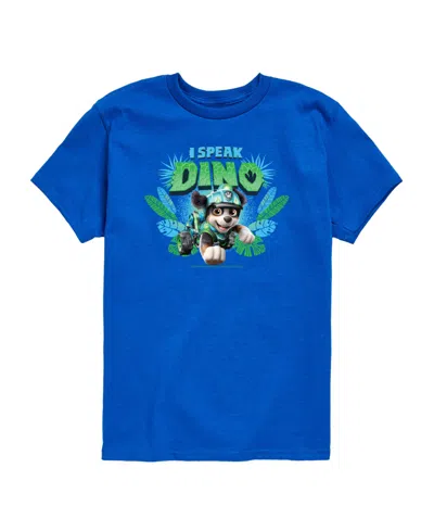 Paw Patrol Babies' The Movie I Speak Dino Toddler Boys' 2t-5t Short-sleeve Graphic T-shirt In Blue