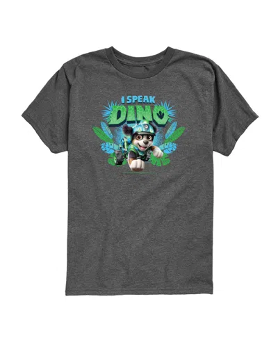Paw Patrol Babies' The Movie I Speak Dino Toddler Boys' 2t-5t Short-sleeve Graphic T-shirt In Gray