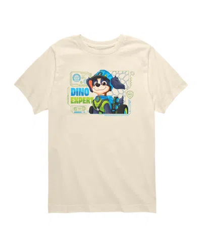 Paw Patrol Babies' The Movie Rex Dino Expert Toddler Boys' 2t-5t Short-sleeve Graphic T-shirt In Neutral