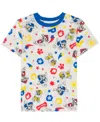 Paw Patrol Toddler And Little Boys Short Sleeve Graphic T-shirt In Natural