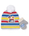 Paw Patrol Toddler Boys 2-piece Beanie And Mitten Set In Multi