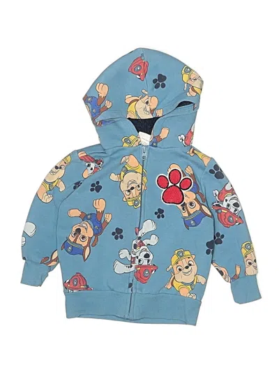 Pre-owned Paw Patrol Kids' Zip Up Hoodie In Blue