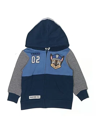 Pre-owned Paw Patrol Kids' Zip Up Hoodie In Blue